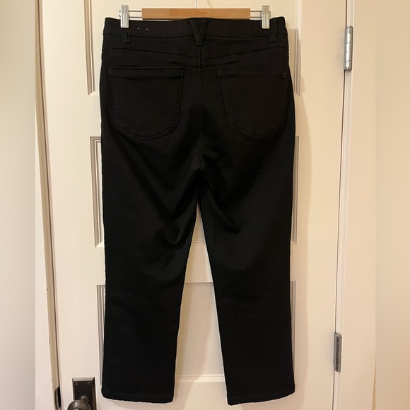Wit & Wisdom • Sawyer Mid-Rise Straight Leg Jeans • Women’s 10 • Black - Picture 5 of 11